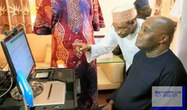 Photos: Atiku Abubakar And Wife Register For National Identity Card
